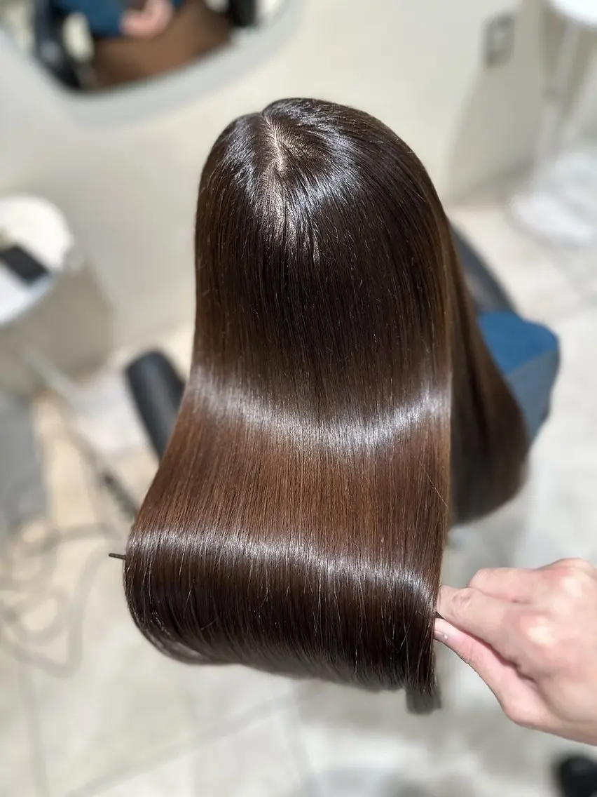 ロング パーマ カット ヘアカラー トリートメント 美髪矯正🫧艶髪特化 🫧関口太郎のヘアスタイル