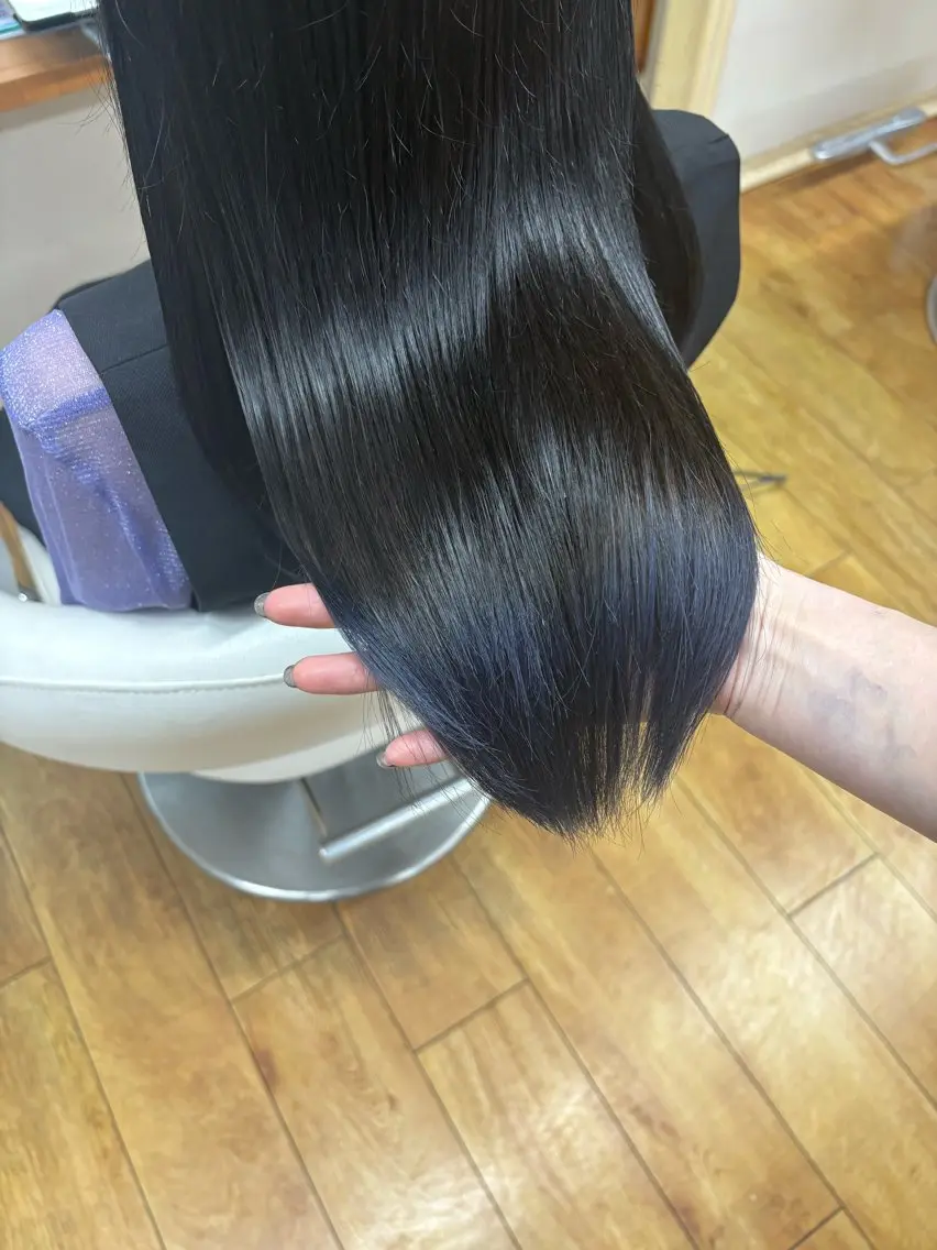ロング カット ヘアカラー トリートメント sagedoue MIZUKI✂️のヘアスタイル