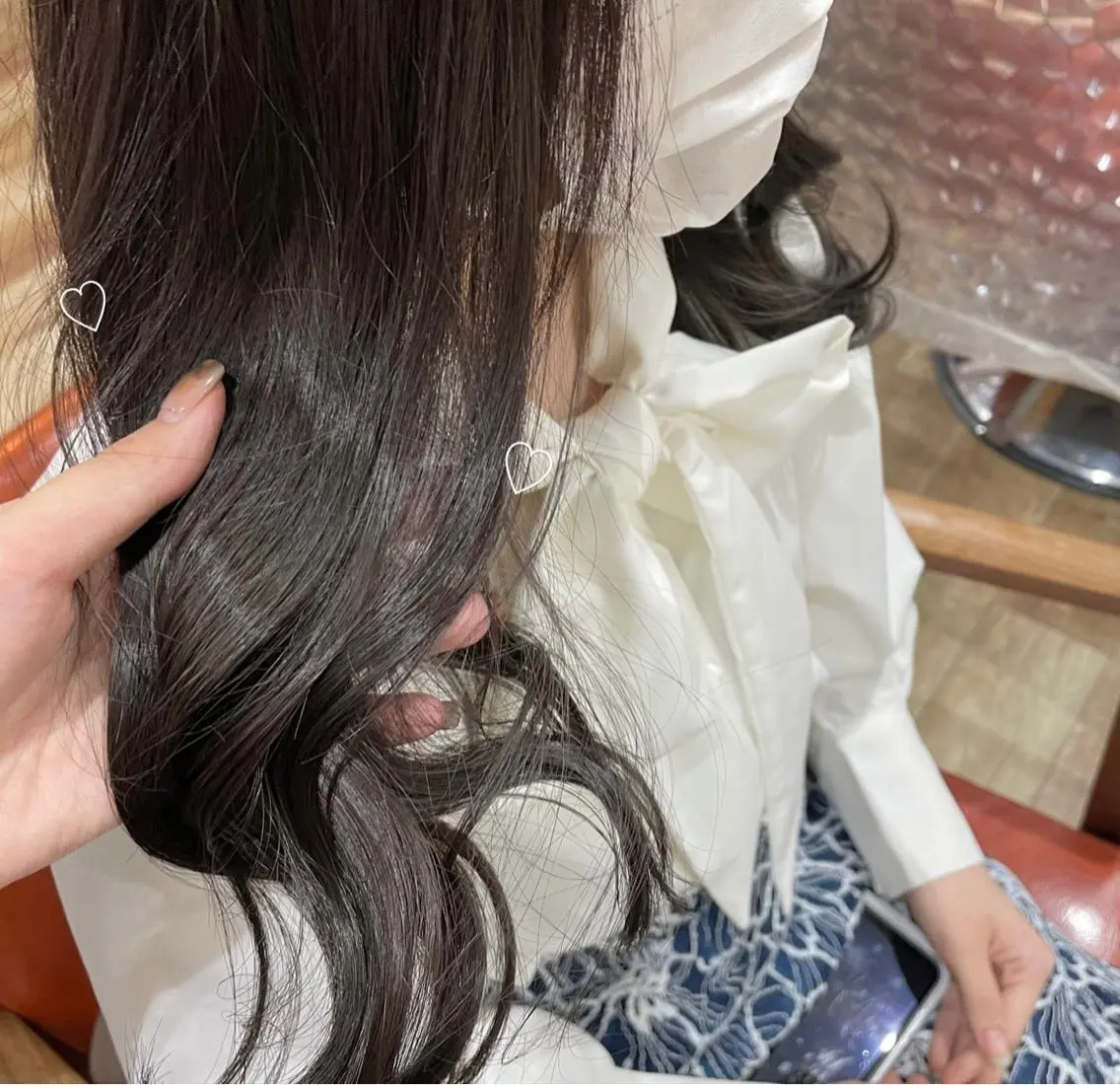カラー newi梅田🫧韓国 ヘア🫧sakiのヘアスタイル