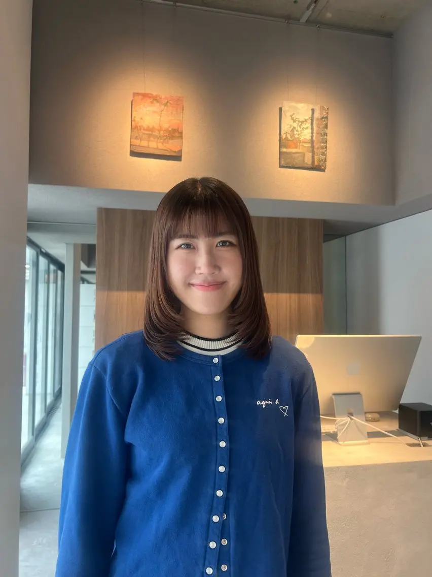 ロング レイヤーカット ド レミのヘアスタイル