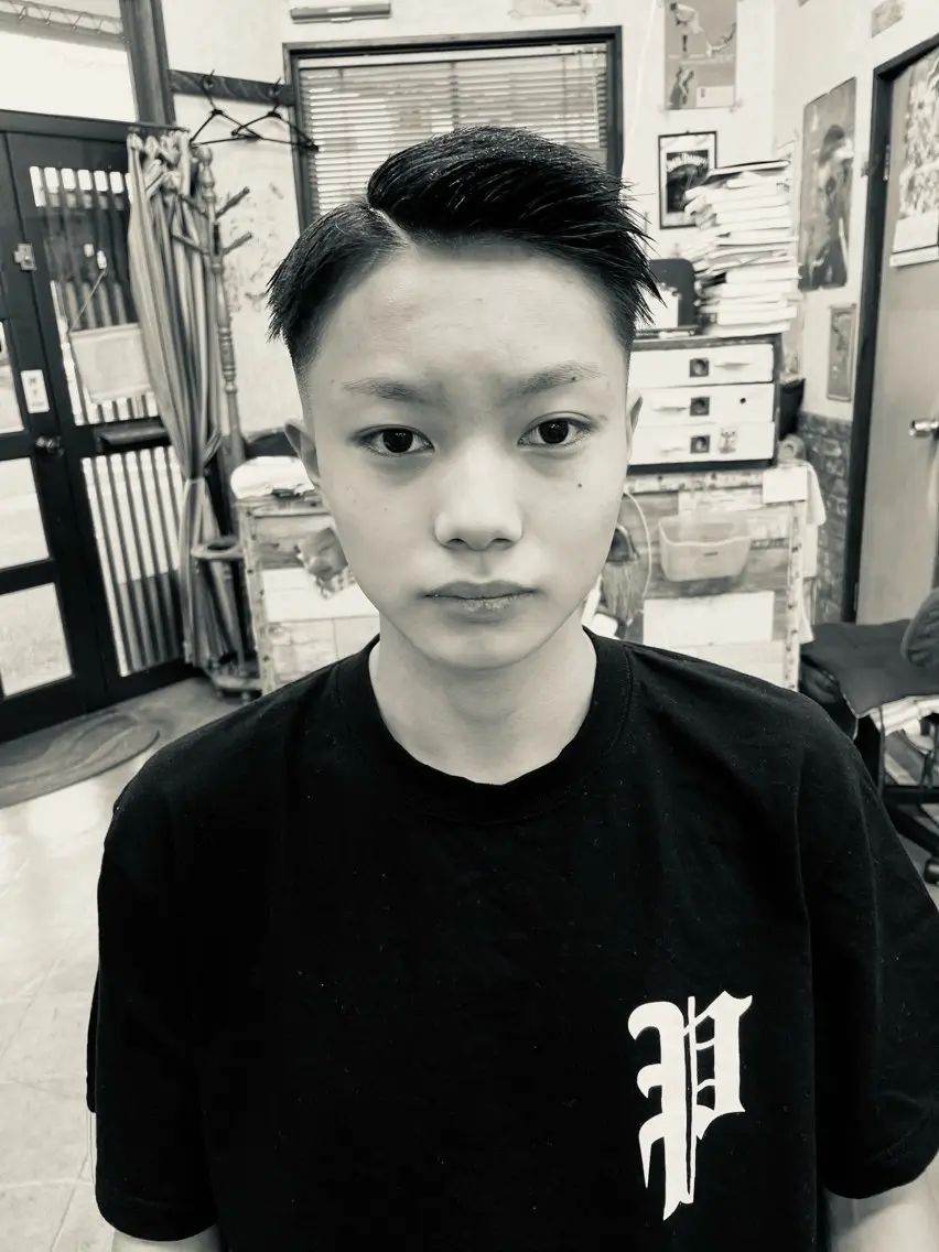 ショート やました 理容所のヘアスタイル