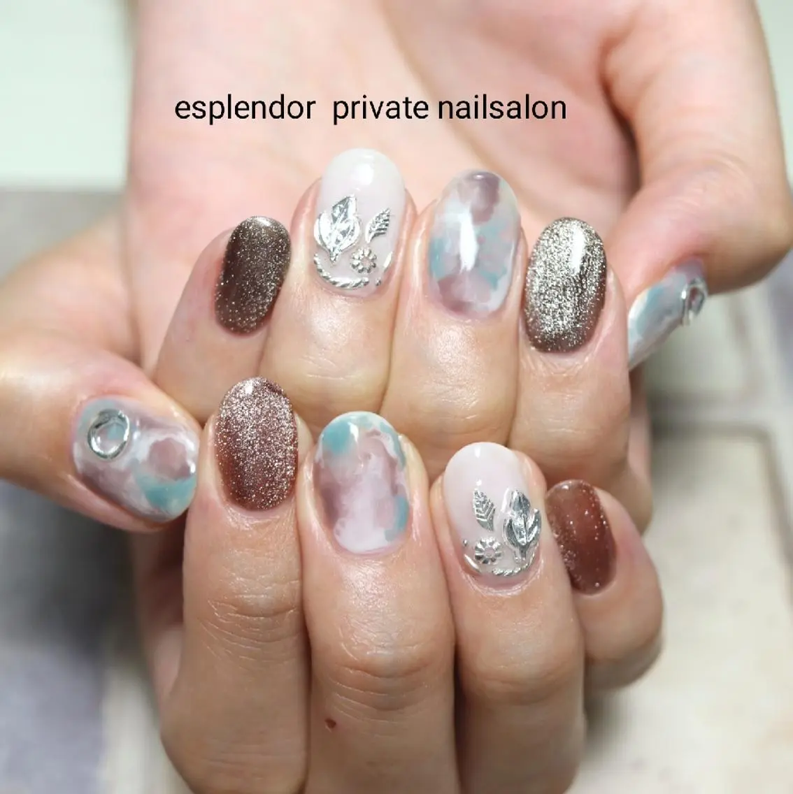 ネイル ニュアンスネイル esplendor  小野寺のネイルデザイン