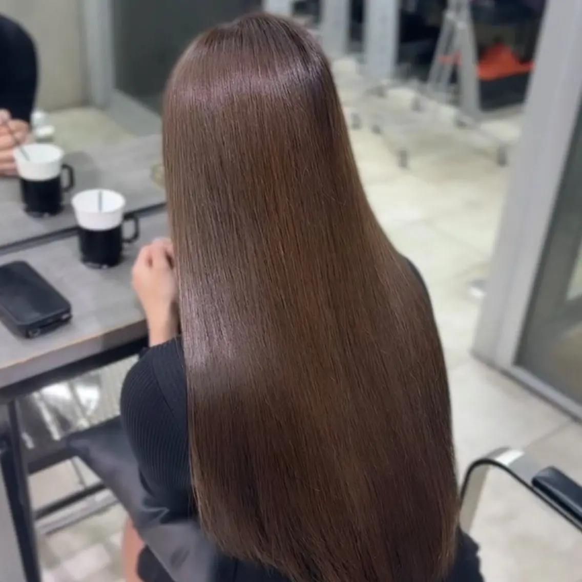 ロング カラー カット ヘアカラー ℎ𝑎𝑛𝑎 ♡のヘアスタイル