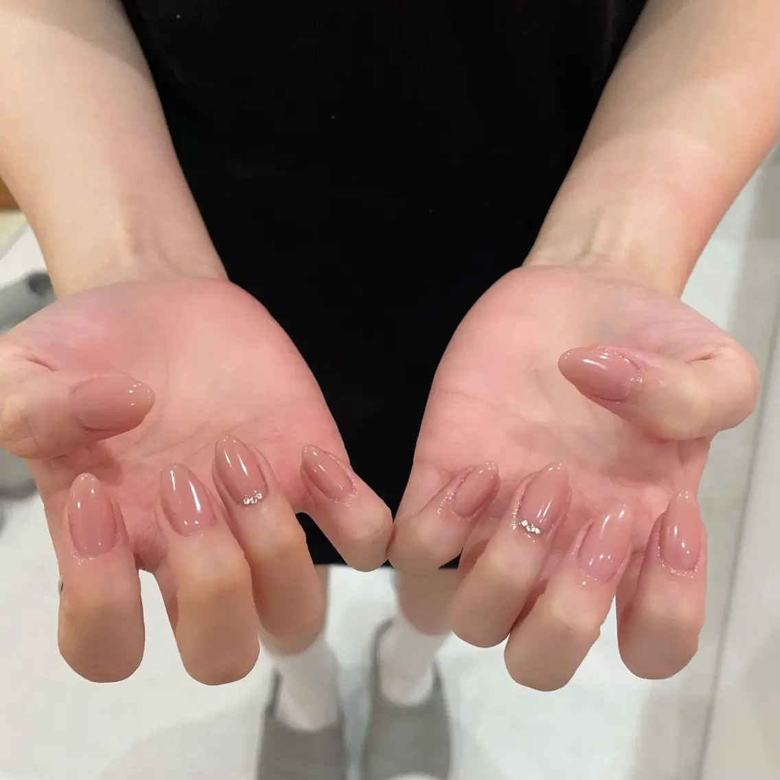 【HAND】ワンカラーorグラデーション🩶他店様オフ無料の写真
