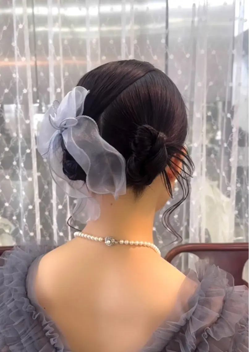 ミディアム ヘアアレンジ ヘアセット ヘアアレンジ 表参道 💠Ayano💠のヘアスタイル