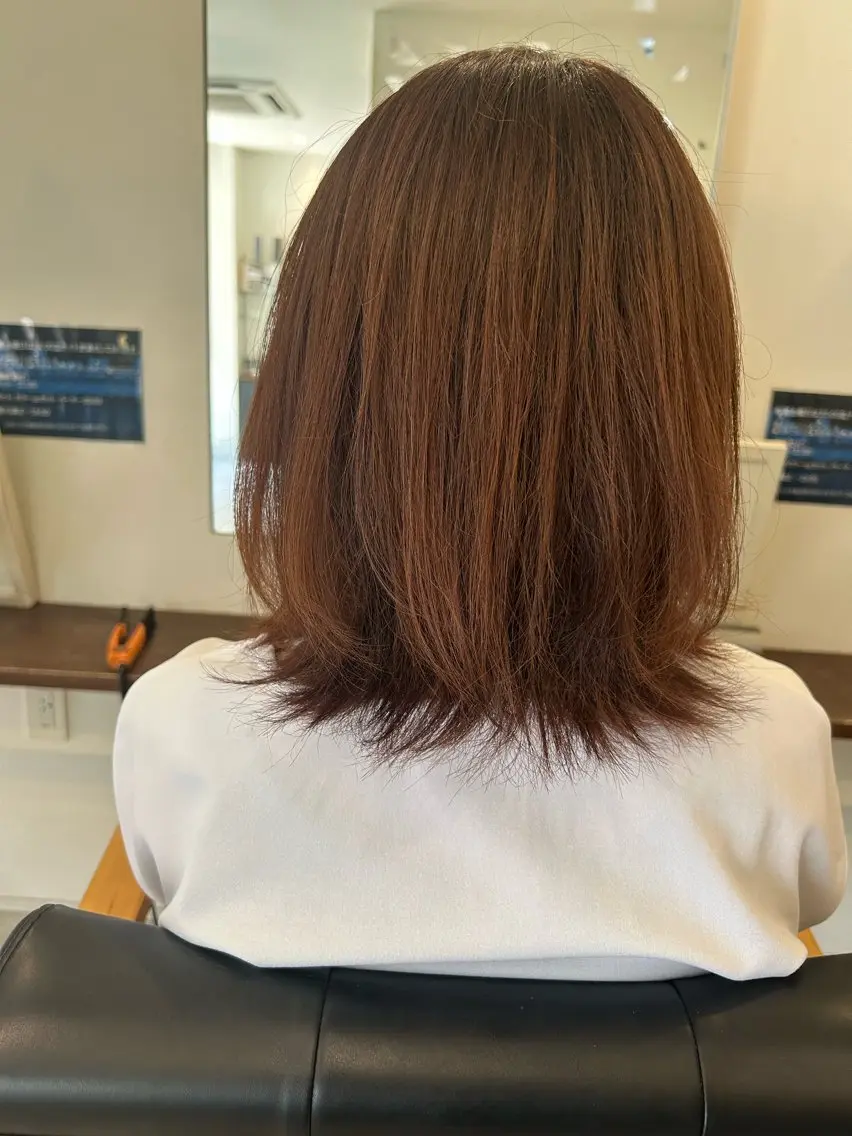 ミディアム 江川 輝星のヘアスタイル