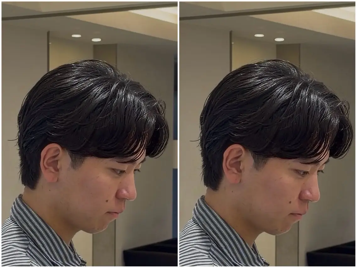ショート パーマ メンズ カルマパーマ メンズパーマ カット パーマ トリートメント 🐉メンズ特化 銀座/Ren🍜のヘアスタイル