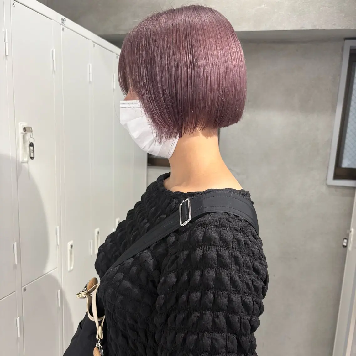 ショート カラー ショートボブ ボブ ショートヘア カット ヘアカラー ボブ/エクステ/透明 感カラー/AYUNAのヘアスタイル