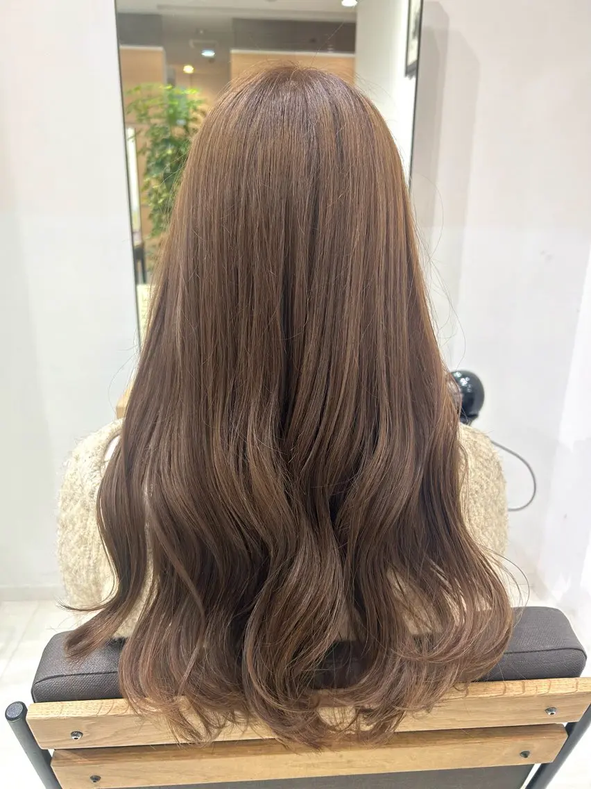 ロング カラー ベージュカラー ブラウンカラー ブラウンベージュ ヘアカラー 🫧透明感カラー/ 青山瑞季🫧のヘアスタイル