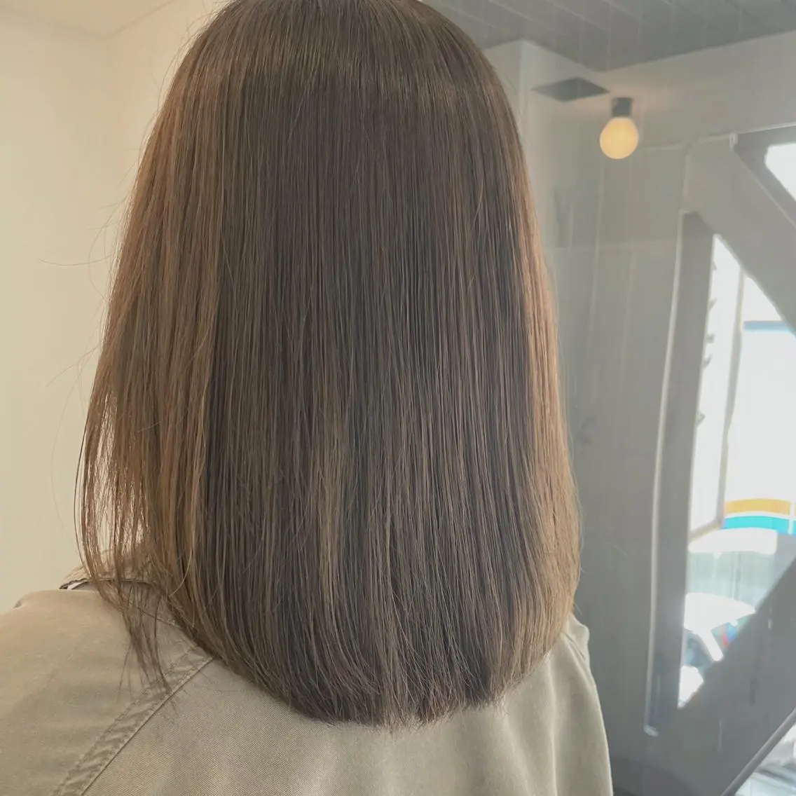 ミディアム アッシュ ノンダメージサロン 鈴木のヘアスタイル