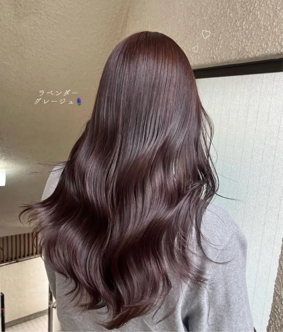 ロング カラー 透明感color ゆうな🎀のヘアスタイル