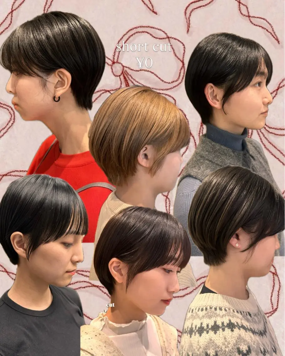 ショート 顔周りカット 似合わせカット ショートヘア レイヤーカット特化/ 🌛Mizukiのヘアスタイル