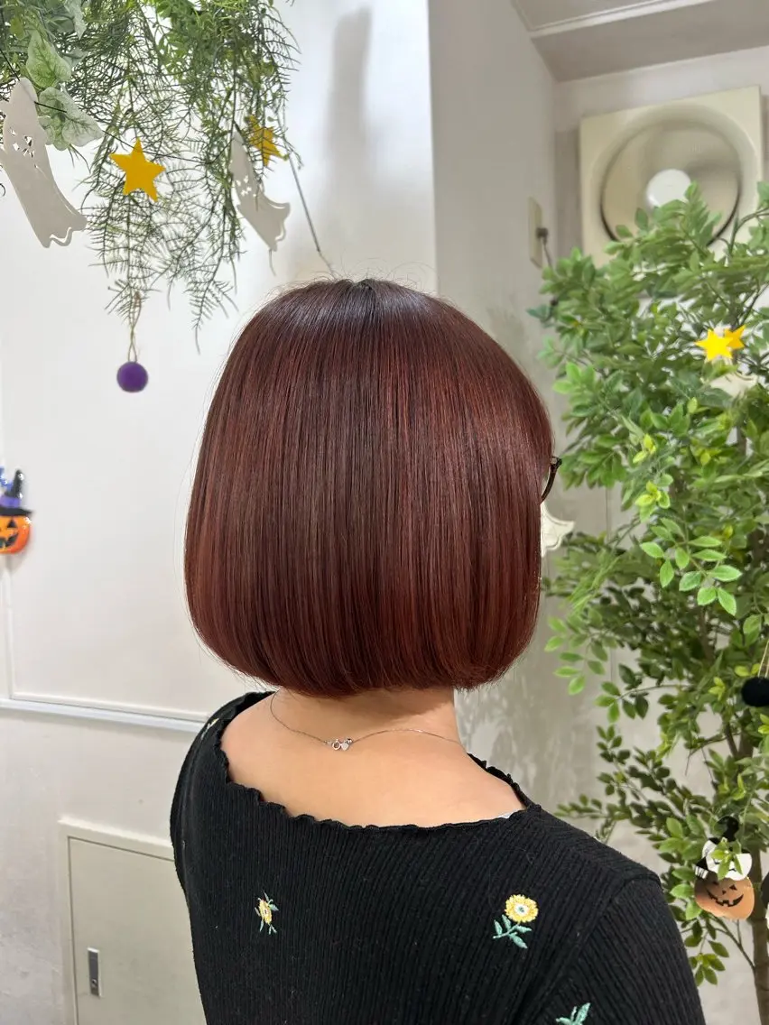 ショート カラー ヘアカラー トリートメント ヘアセット 💙まこと💙艶 カラー(Rico)のヘアスタイル