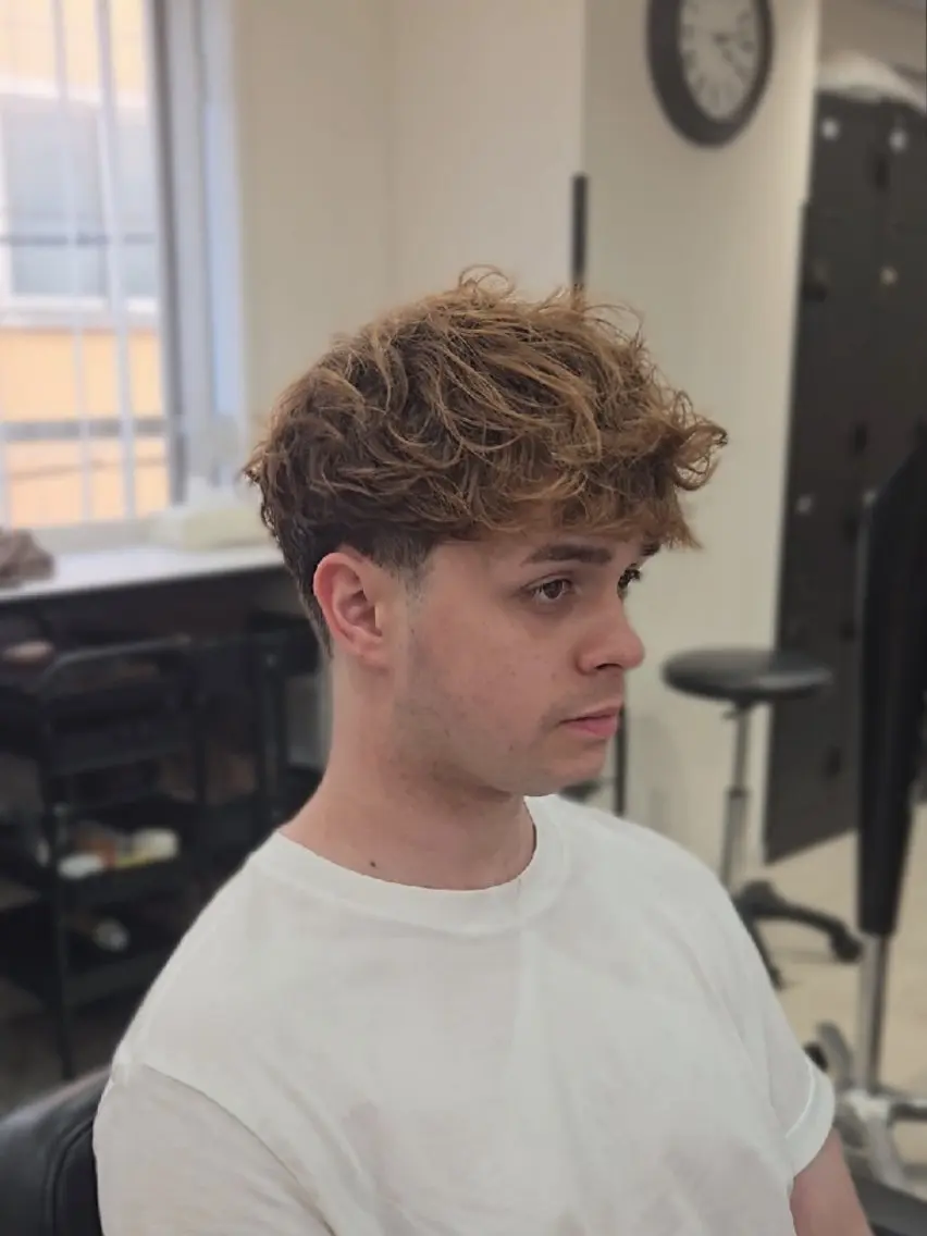 メンズ ショート パーマ メンズパーマ カット パーマ ヘアセット LEN名古屋/パーマ 海外ヘア/メンズ特化のヘアスタイル