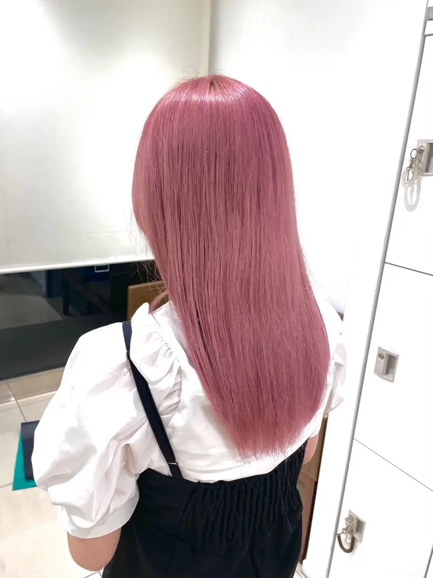 ロング カラー ピンクカラー ロング ヘアカラー 【大人ショート/ボブ モデル募集】　Seiのヘアスタイル