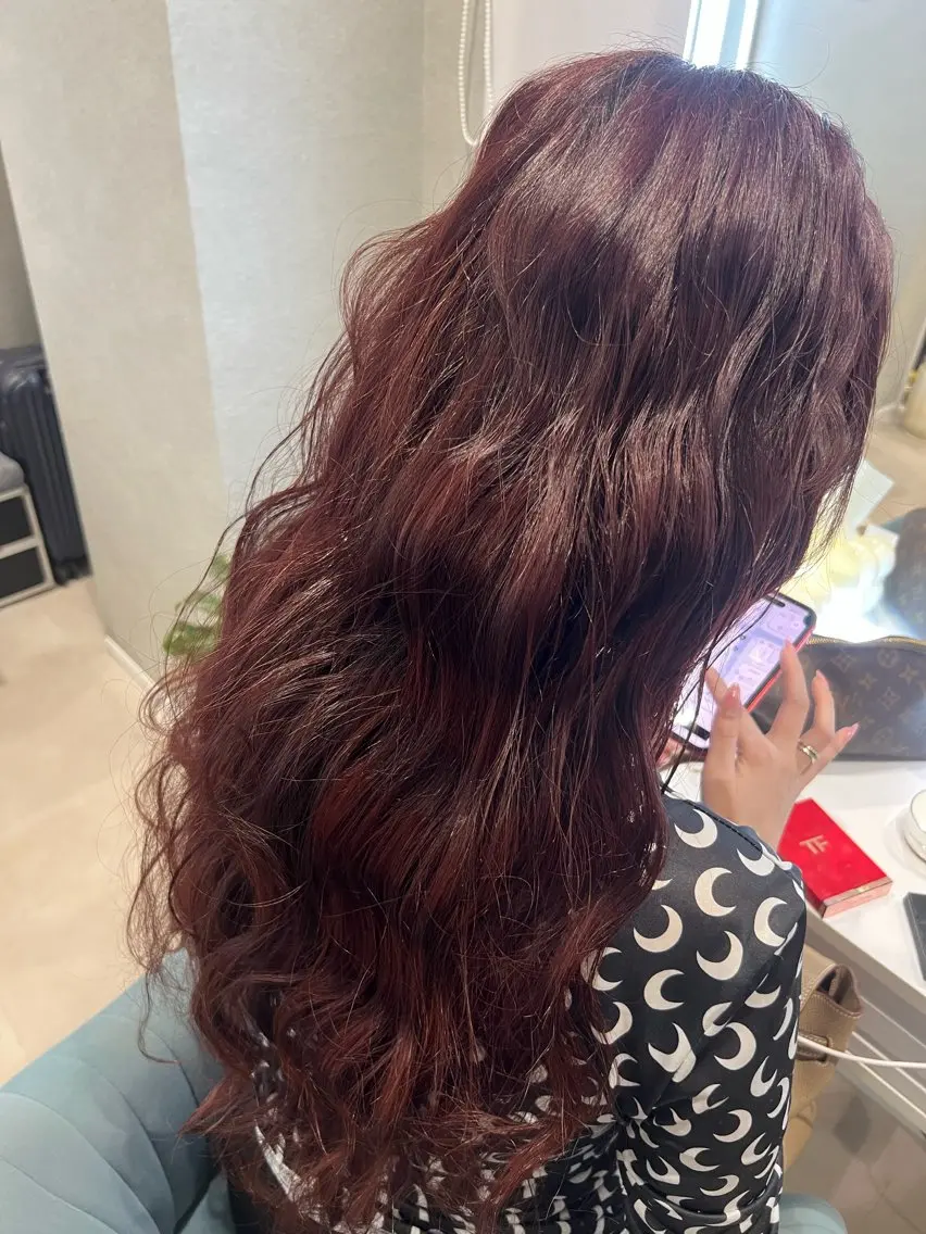 ロング こ このヘアスタイル