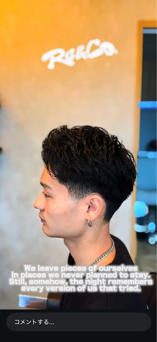 ショート メンズ カット RE&COメンズ専門 リュウタのヘアスタイル