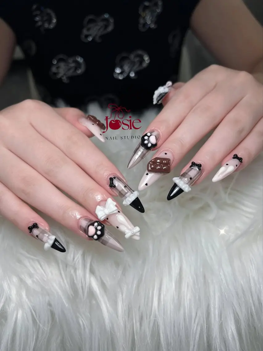 ネイル 長さ出し フレンチネイル グラデーション 韓国ネイル ロングネイル ハンドネイル Josie nail salonのネイルデザイン
