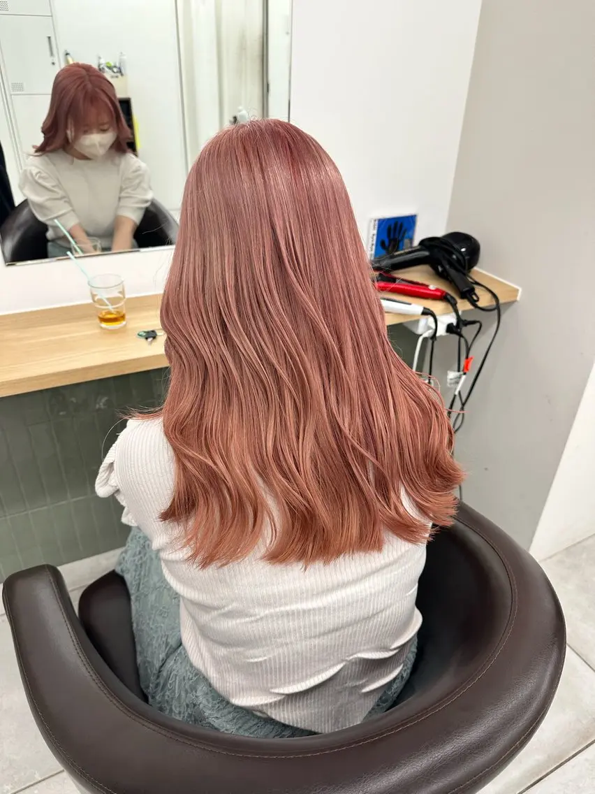 ミディアム カラー カット ヘアカラー ブリーチなし/レイヤ ー特化🌈Tommyのヘアスタイル