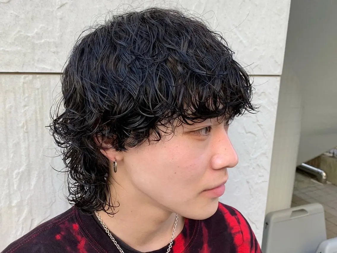 パーマ メンズ カット パーマ パーマ支持率No.1 ❤️🔥安成弾のヘアスタイル
