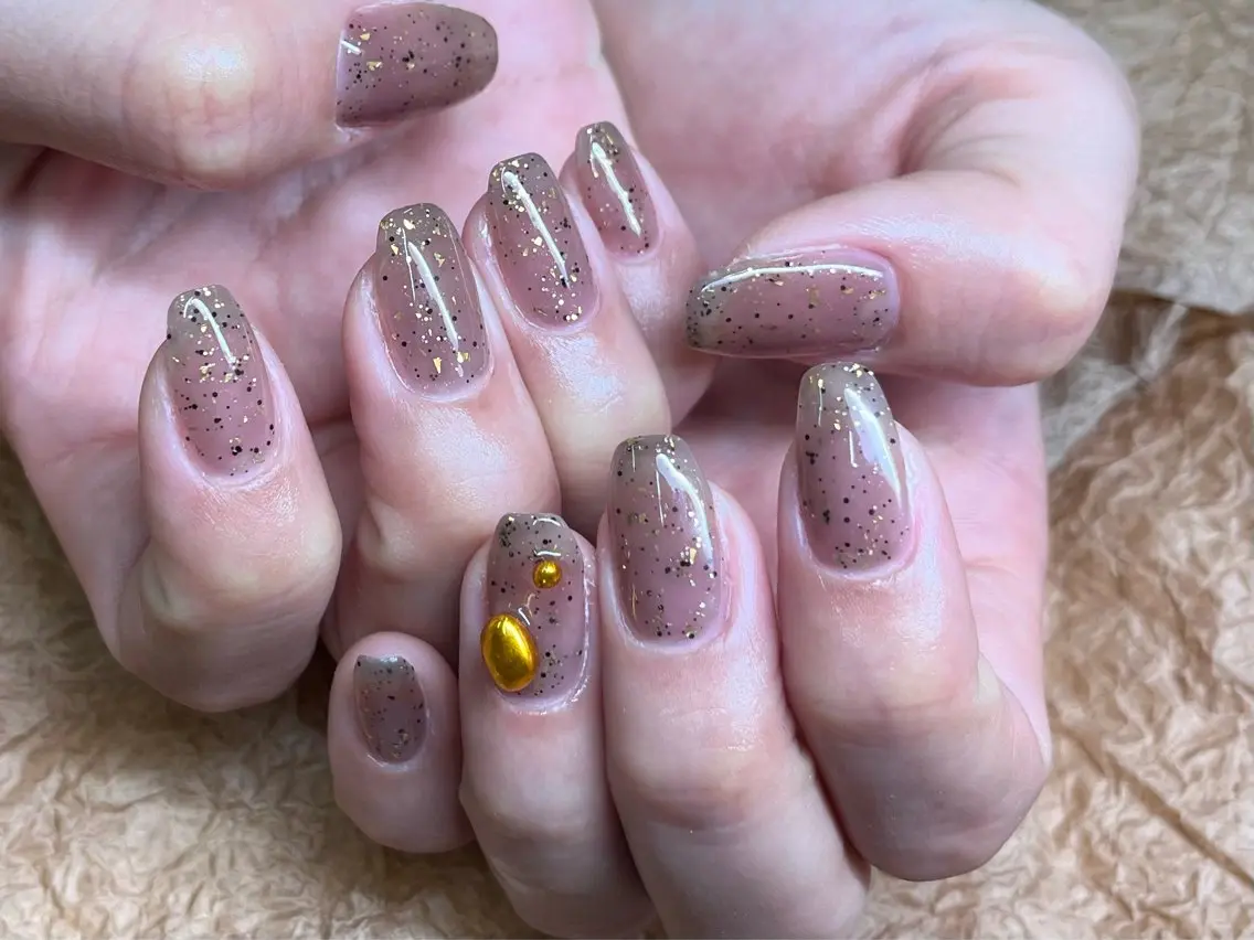 ネイル 持ち込み ワンカラーネイル ワンホンネイル ToliyDeliy Nail Salonのネイルデザイン