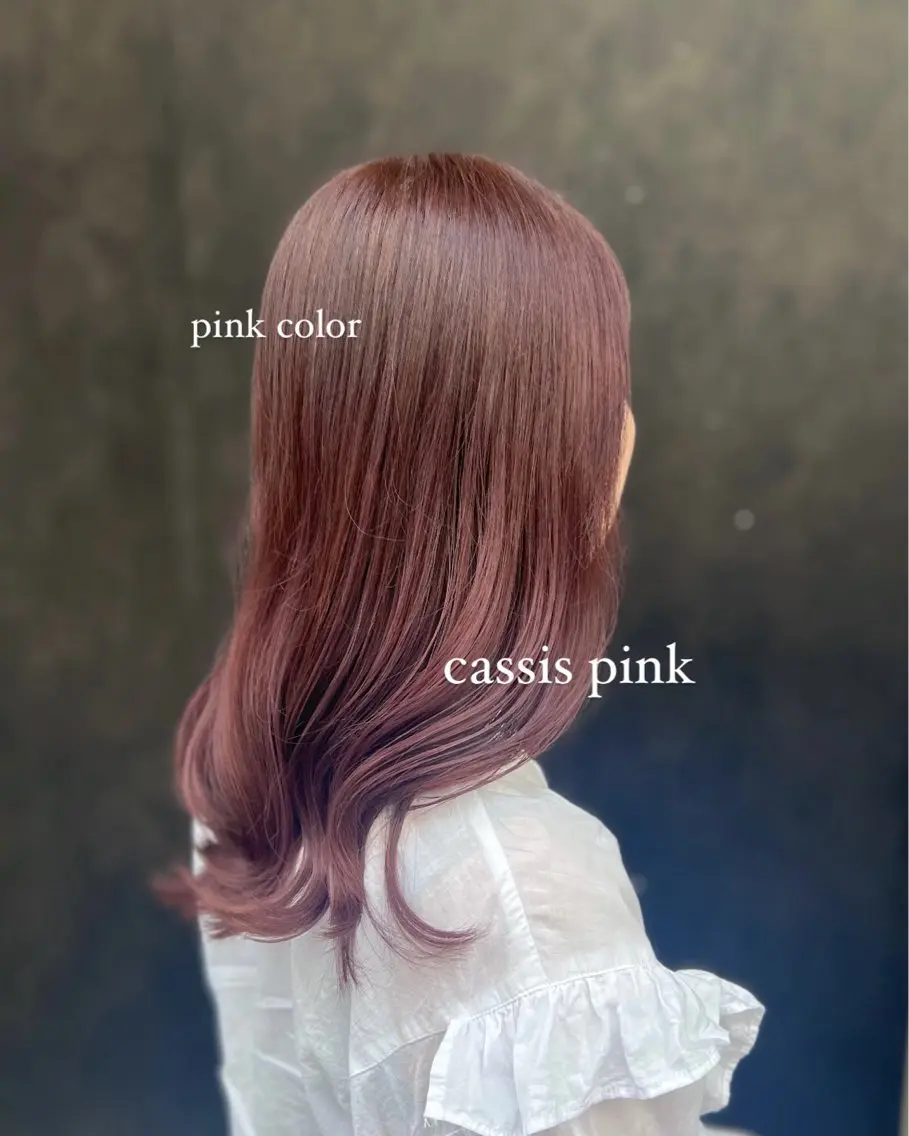 ミディアム カラー ピンクカラー ヘアカラー トリートメント 韓国・ナチュラル特化 naoki.のヘアスタイル