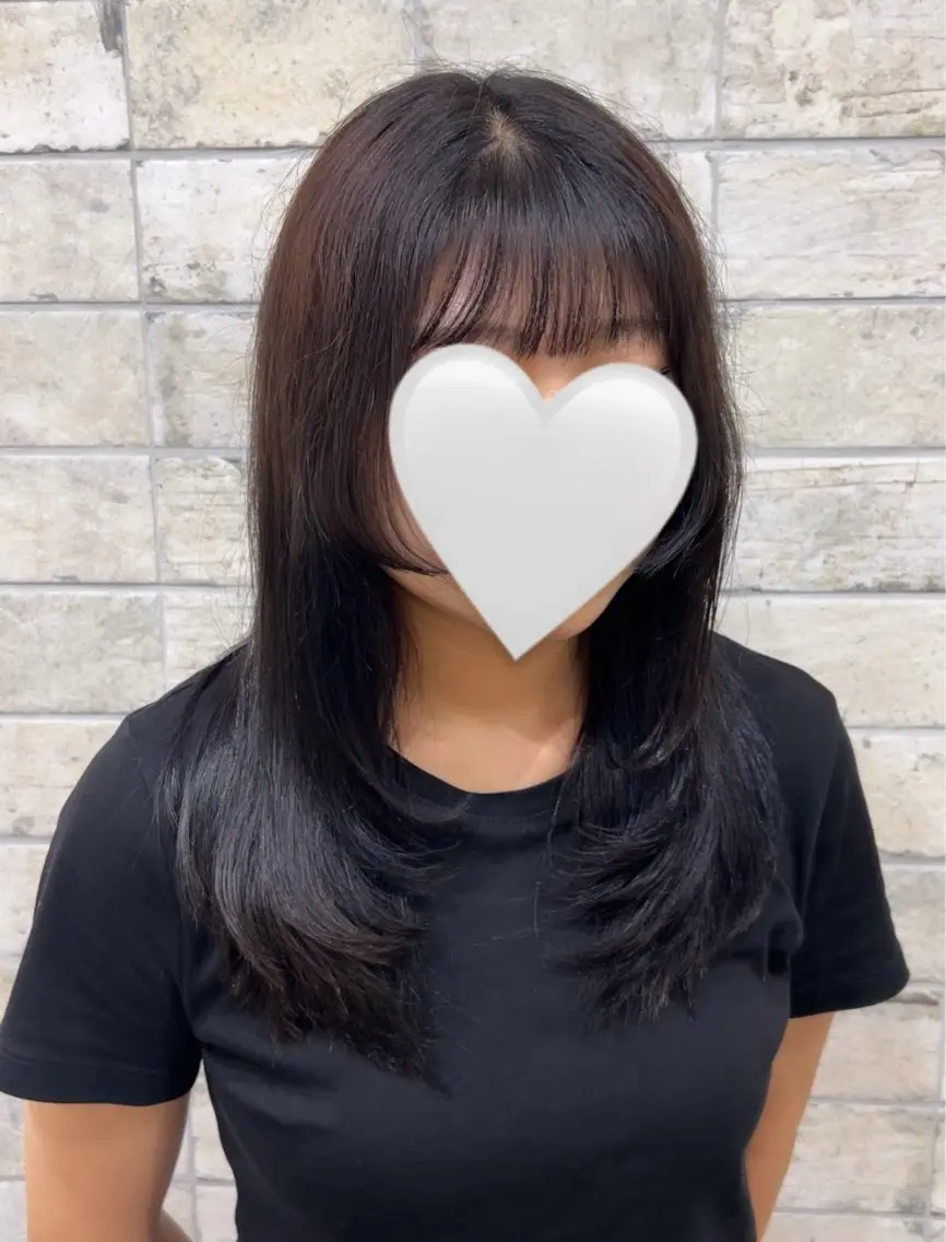 セミロング カラー 中津 /kipi アカネのヘアスタイル