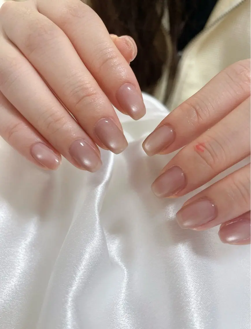 ネイル オーロラネイル 桜ネイル フラワーネイル フットネイル フレンチネイル ハンドネイル kiki nail たまプラーザのネイルデザイン