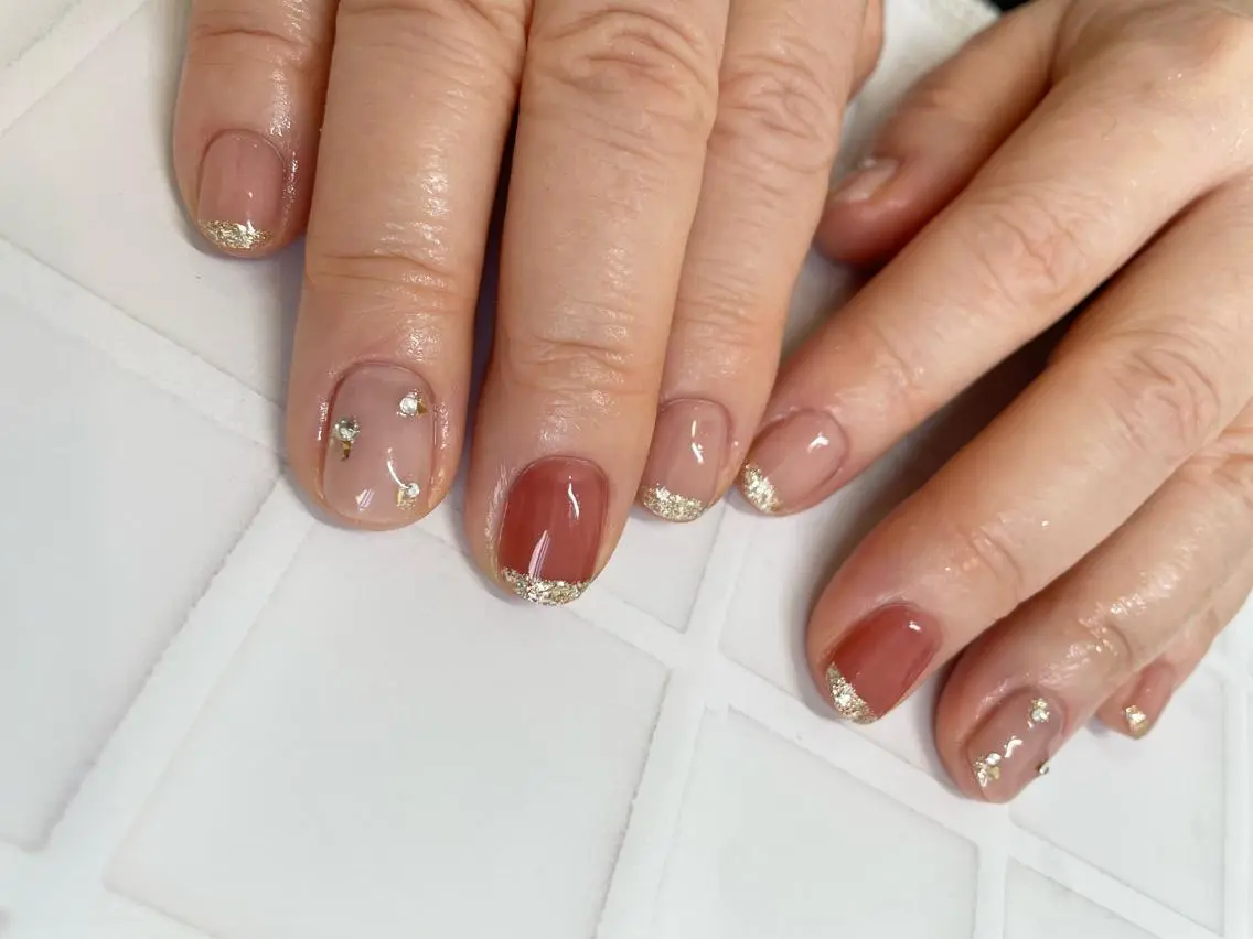 ネイル ハンドネイル Shimmer Nail⋆*✩のネイルデザイン