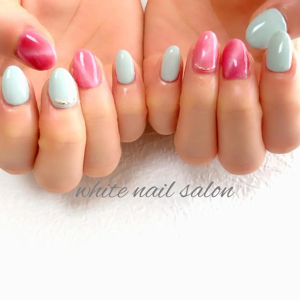 ネイル ジェルネイル ハードジェル ラメ(グリッター) 持ち込み ソフトジェル ハンドネイル white nail salonのネイルデザイン