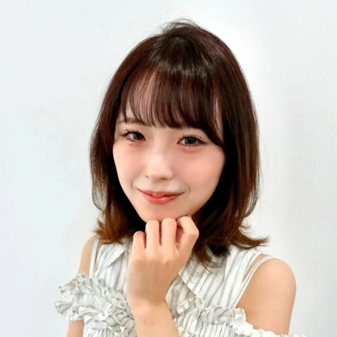ミディアム カラー ブラウンカラー チョコレートブラウン 透明感カラー ボブ ❇️安達 優心❇️ レイヤー/艶髪特化のヘアスタイル