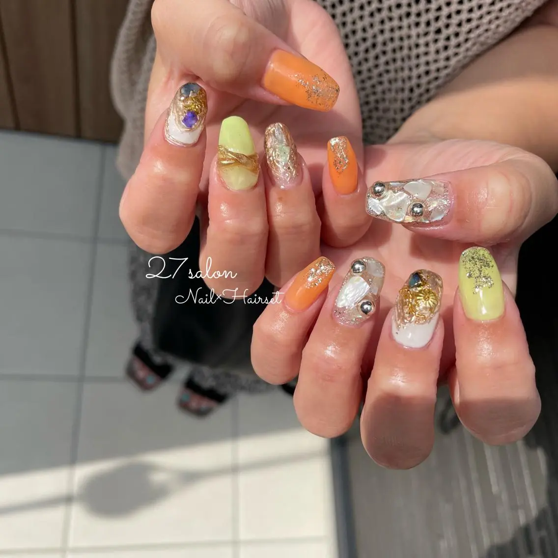 ネイル ニュアンスネイル 27salon yuinaのネイルデザイン