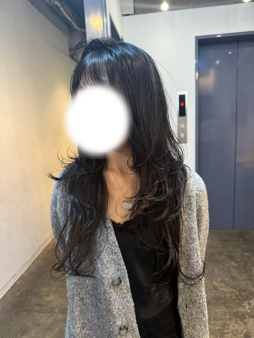 ロング カット 縮毛矯正/レイヤー カット⭐️SHOTAのヘアスタイル