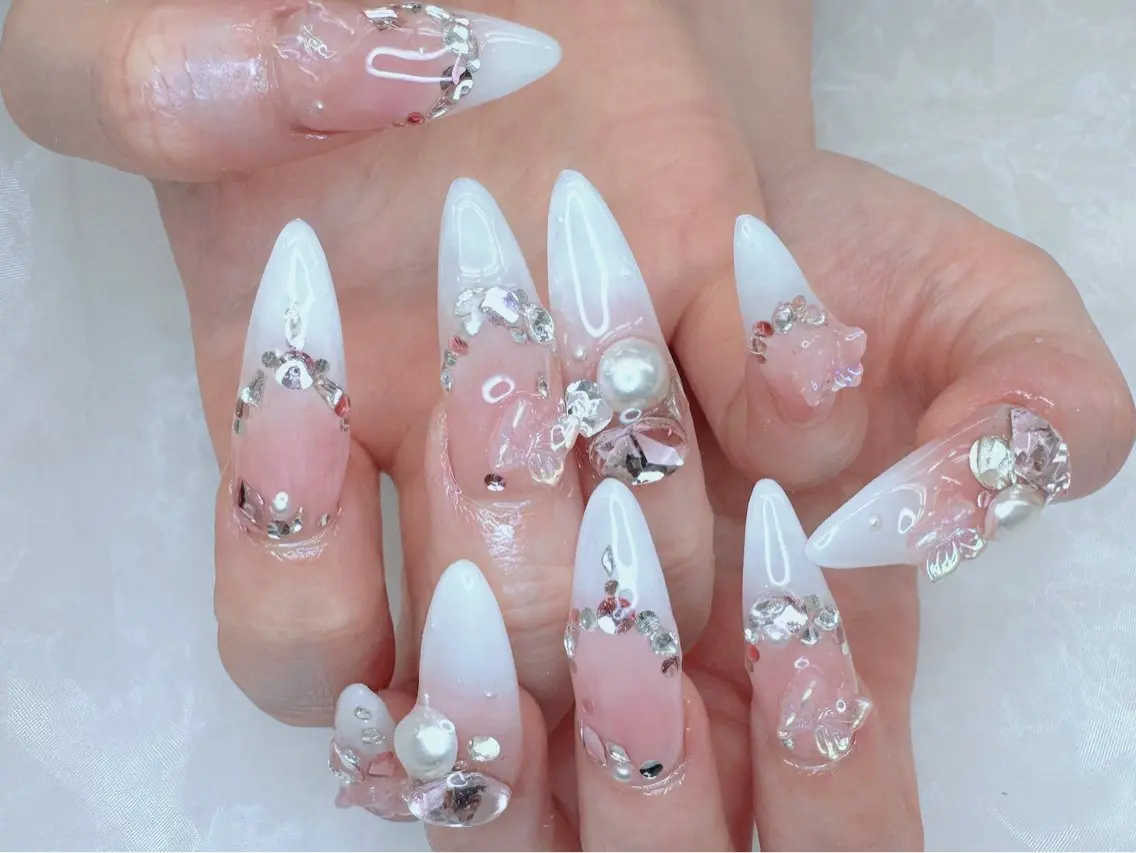 ロング cherie nailのネイルデザイン