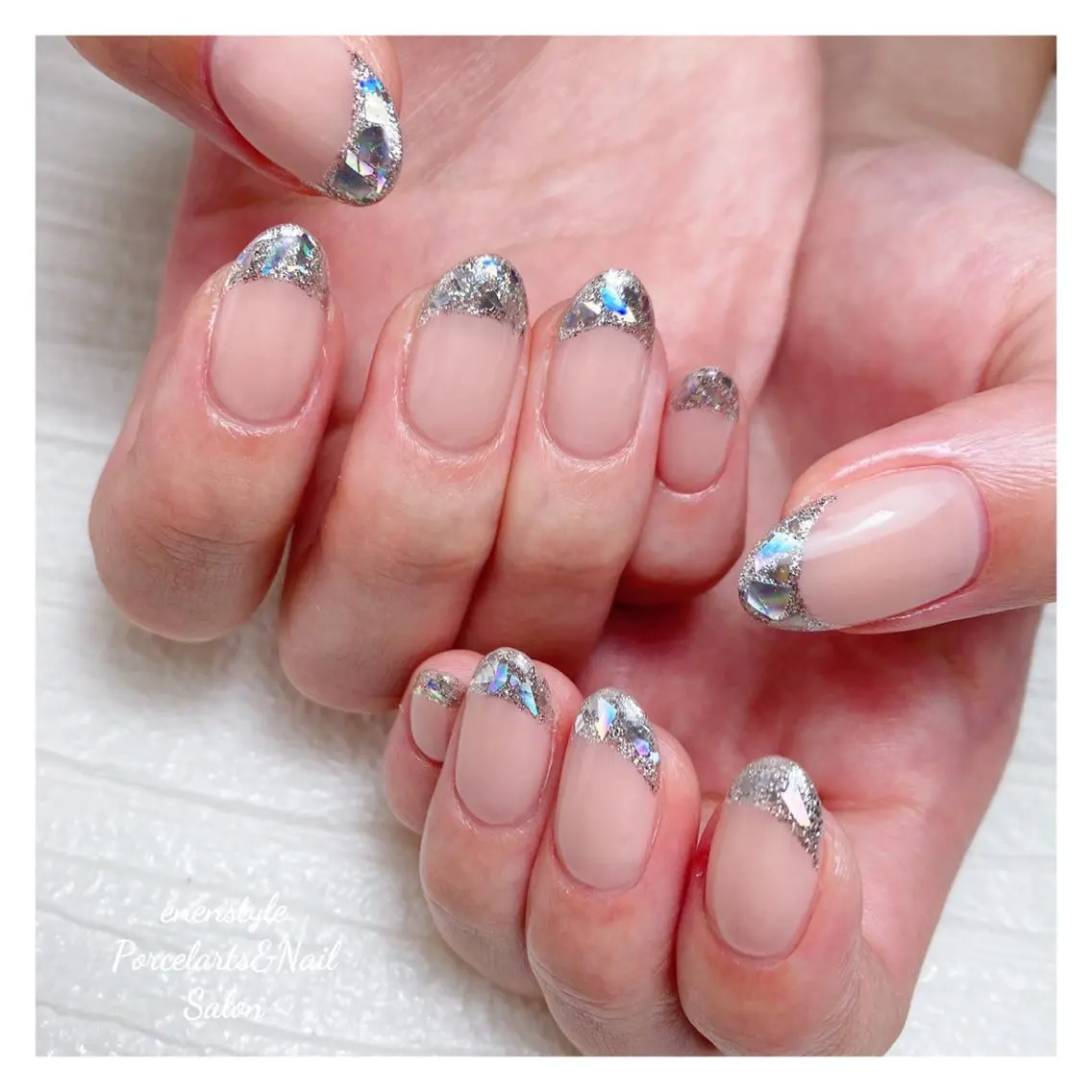 ミディアム ネイル 🐾enen style 🐾のネイルデザイン