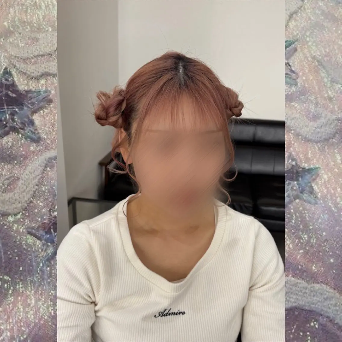 ミディアム ヘアアレンジ ヘアセット 河原 彩心【練習モデル】のヘアスタイル