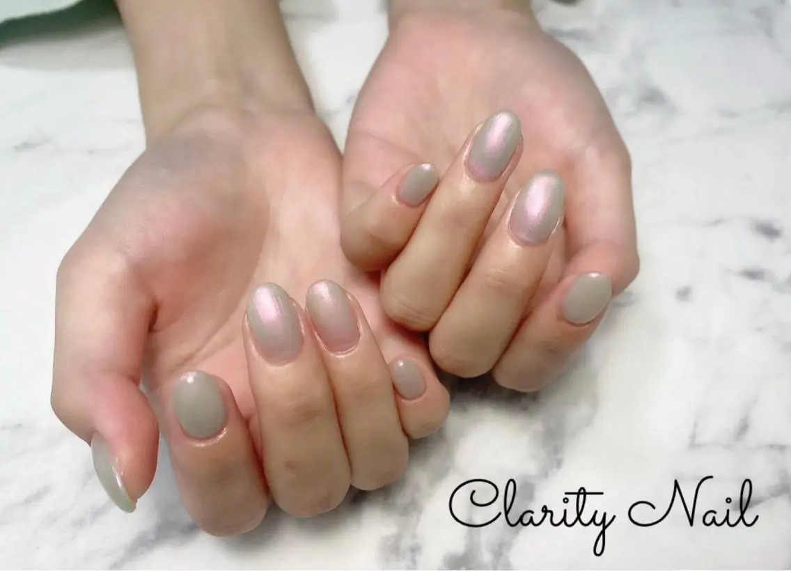 ネイル ワンカラーネイル ハンドネイル Clarity Nailのネイルデザイン