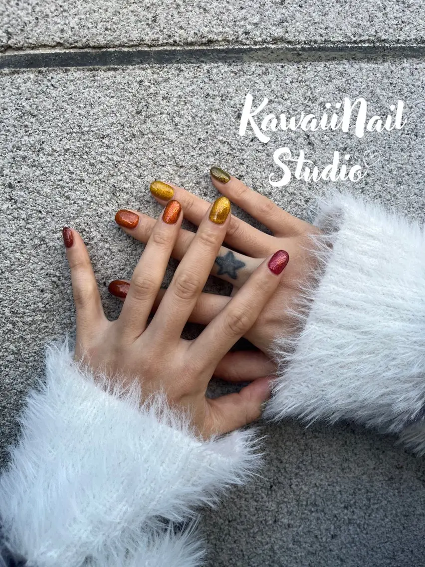 ネイル マグネットネイル ハンドネイル Kawaiinail studioのネイルデザイン