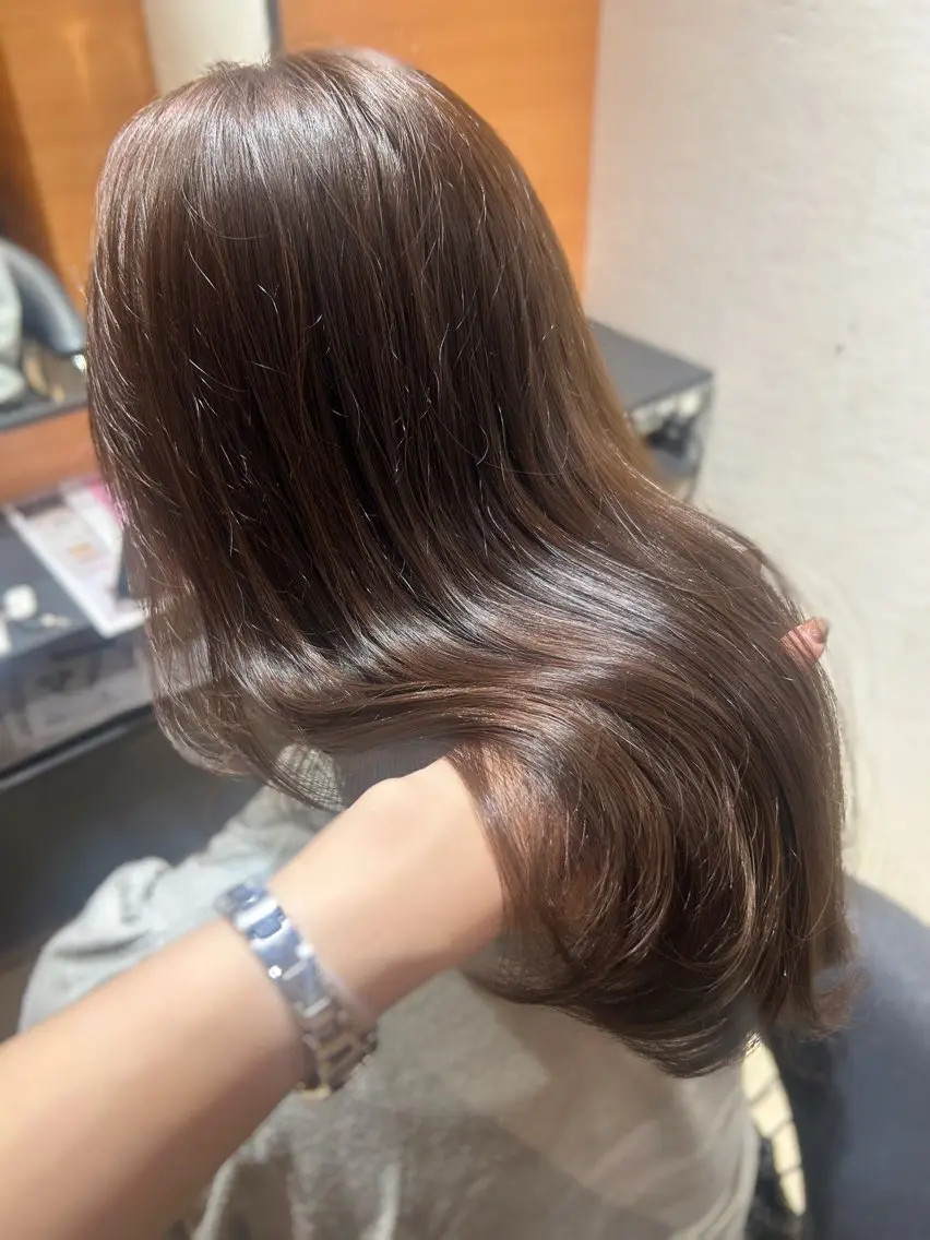 ミディアム カット ヘアカラー トリートメント ✨🍀岩崎 唯🍀✨のヘアスタイル