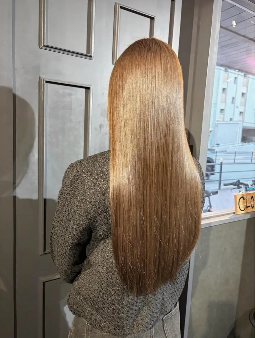 ロング ヘアカラー トリートメント みきゆうか🫧 大人可愛い製造機🫧のヘアスタイル