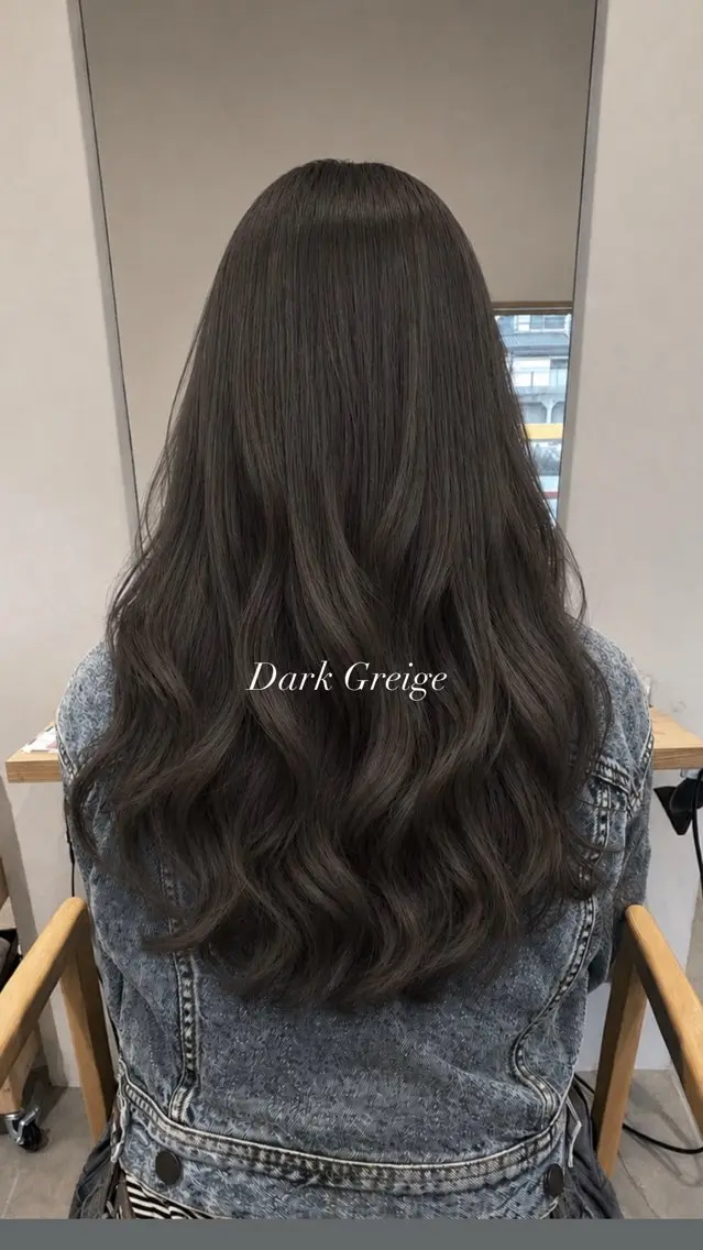 ロング カラー 透明感カラー グレージュ トリートメント ヘアカラー Cinci💛いつか 💛透明感カラーのヘアスタイル