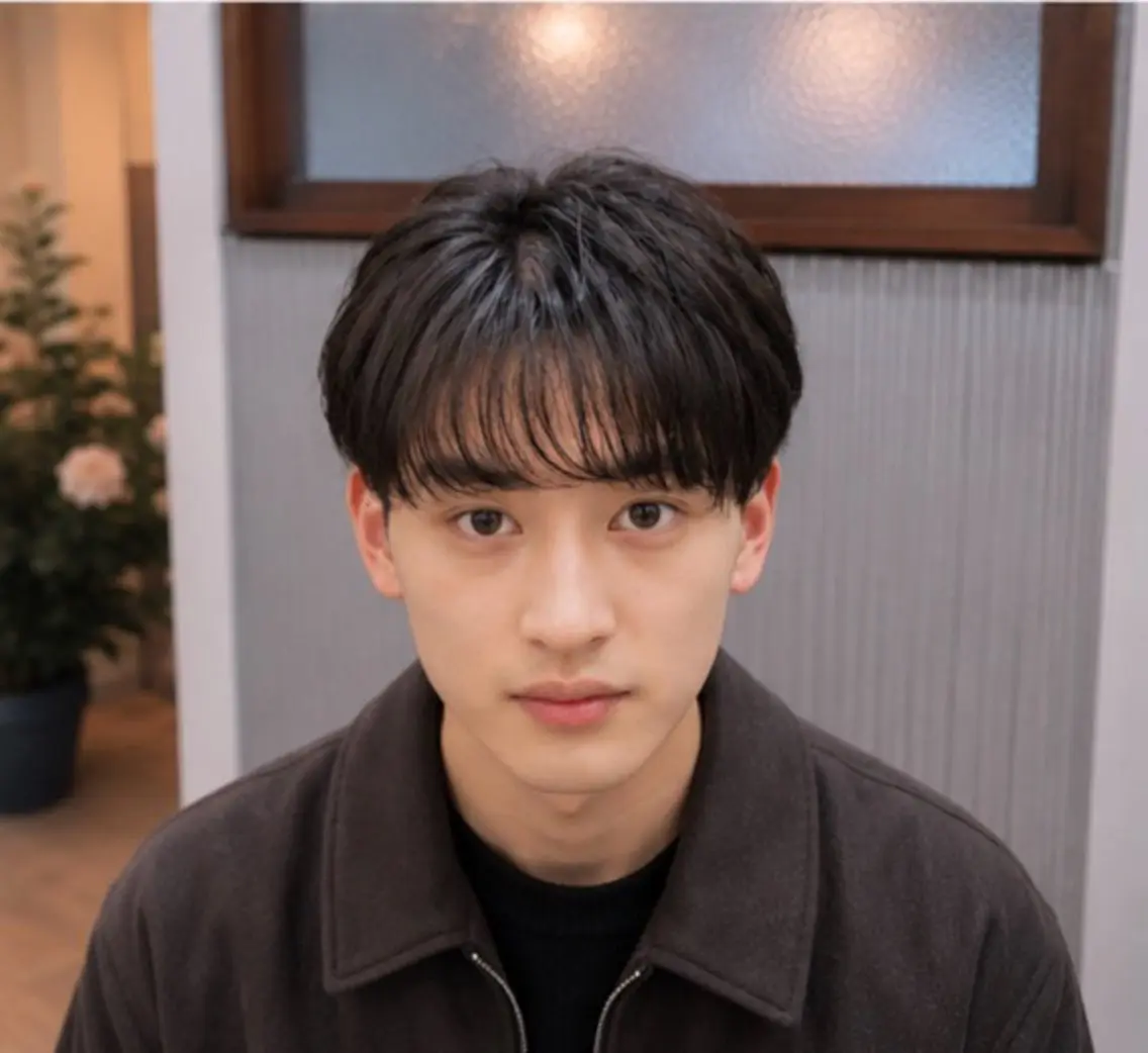 ショート メンズ メンズブリーチ センターパート メンズ韓国風 韓国風ヘア 似合わせカット カット 💎Dia💎メンズ 理容師/🪼めぐ🪼のヘアスタイル