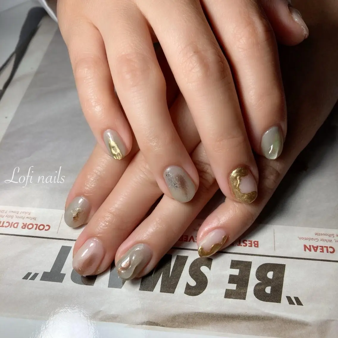 ネイル ぷっくりネイル Lofi nails ゆきこのネイルデザイン
