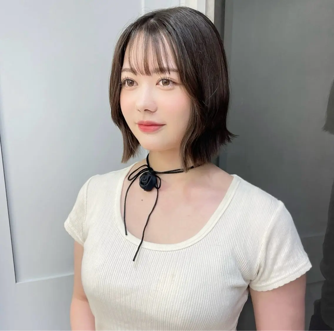 韓国ボブ＋艶カラー＋最高級超音波アイロントリートメントの写真