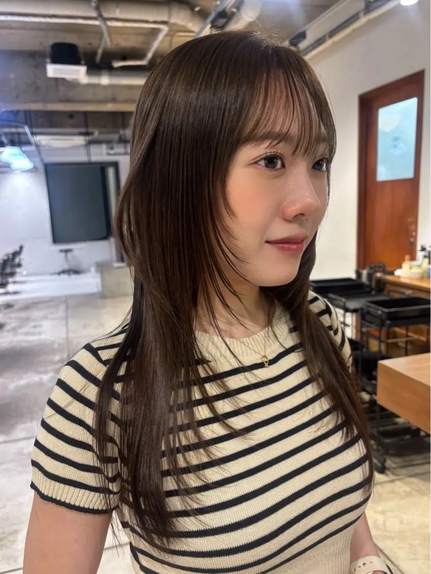 ロング カラー 🎀抜け感ナチュラル 🎵asuna🪽のヘアスタイル