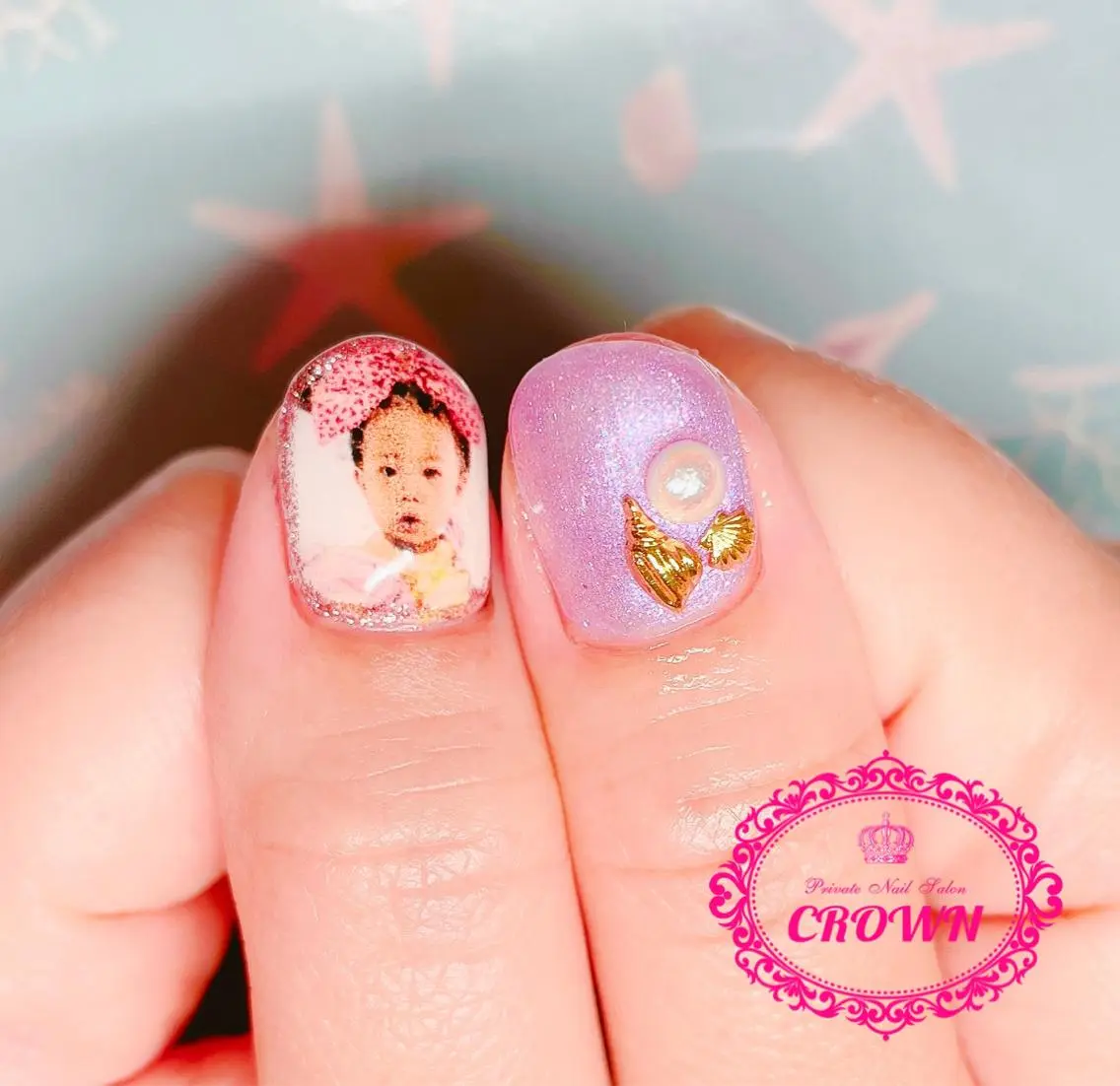 ネイル ハンドネイル CROWN プライベートサロンのネイルデザイン
