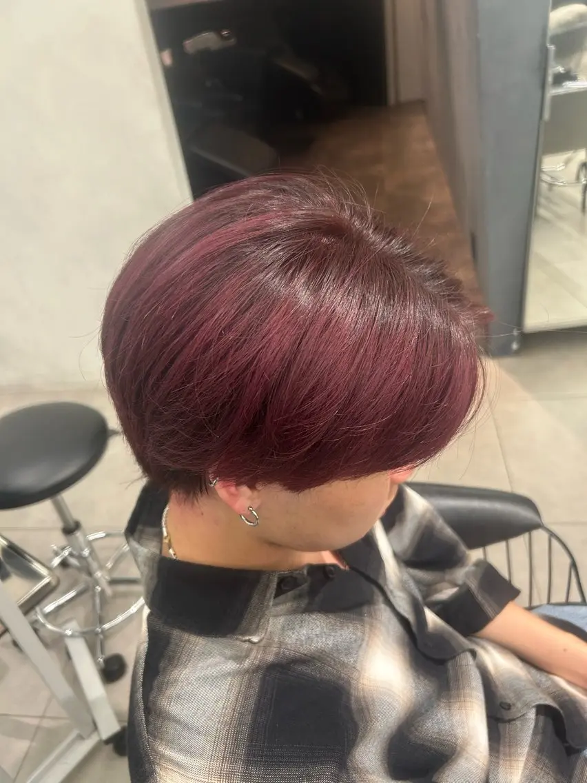 カラー ヘアカラー カラーモデル募集中 🩵那波 歩のヘアスタイル