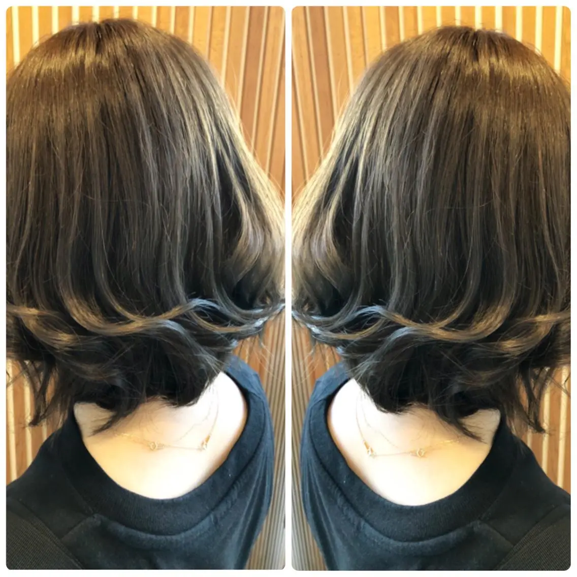 ミディアム カラー アッシュ ミント カット ヘアカラー トリートメント 小山内 龍一郎 店長のヘアスタイル