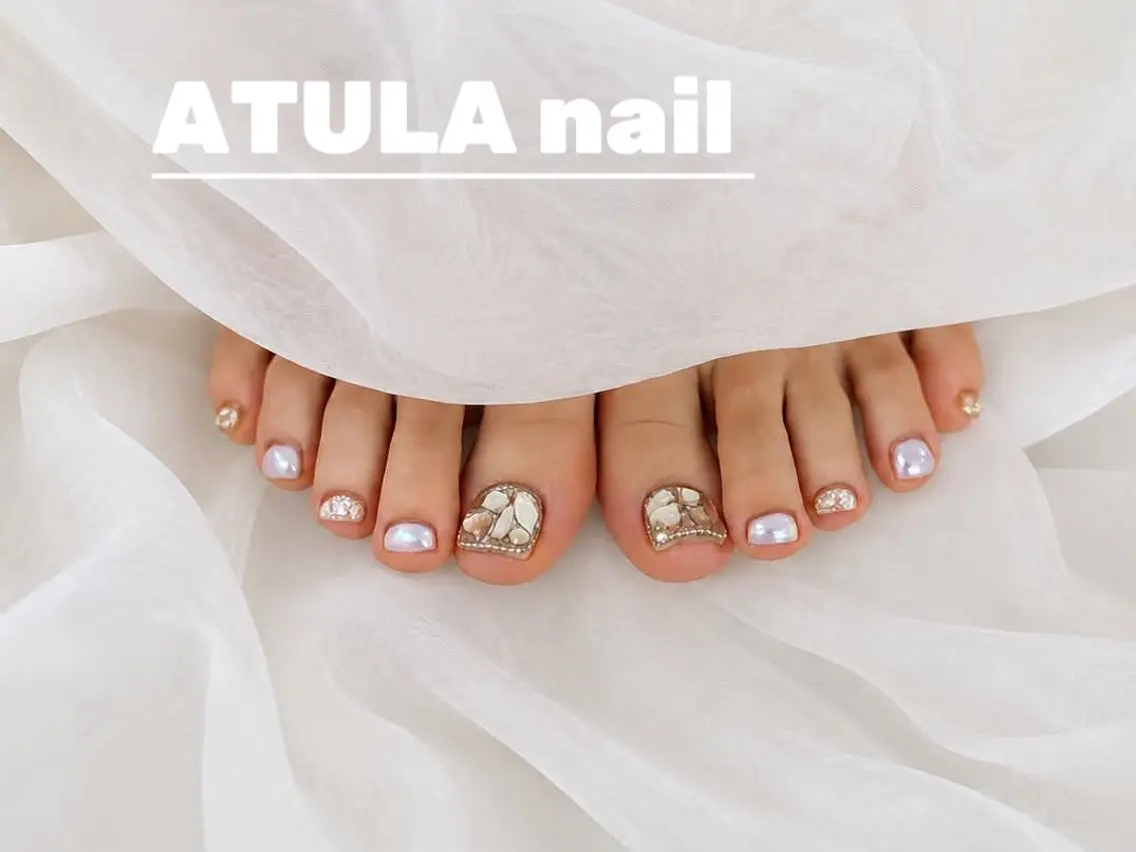 ネイル フットネイル ATULA nailのネイルデザイン