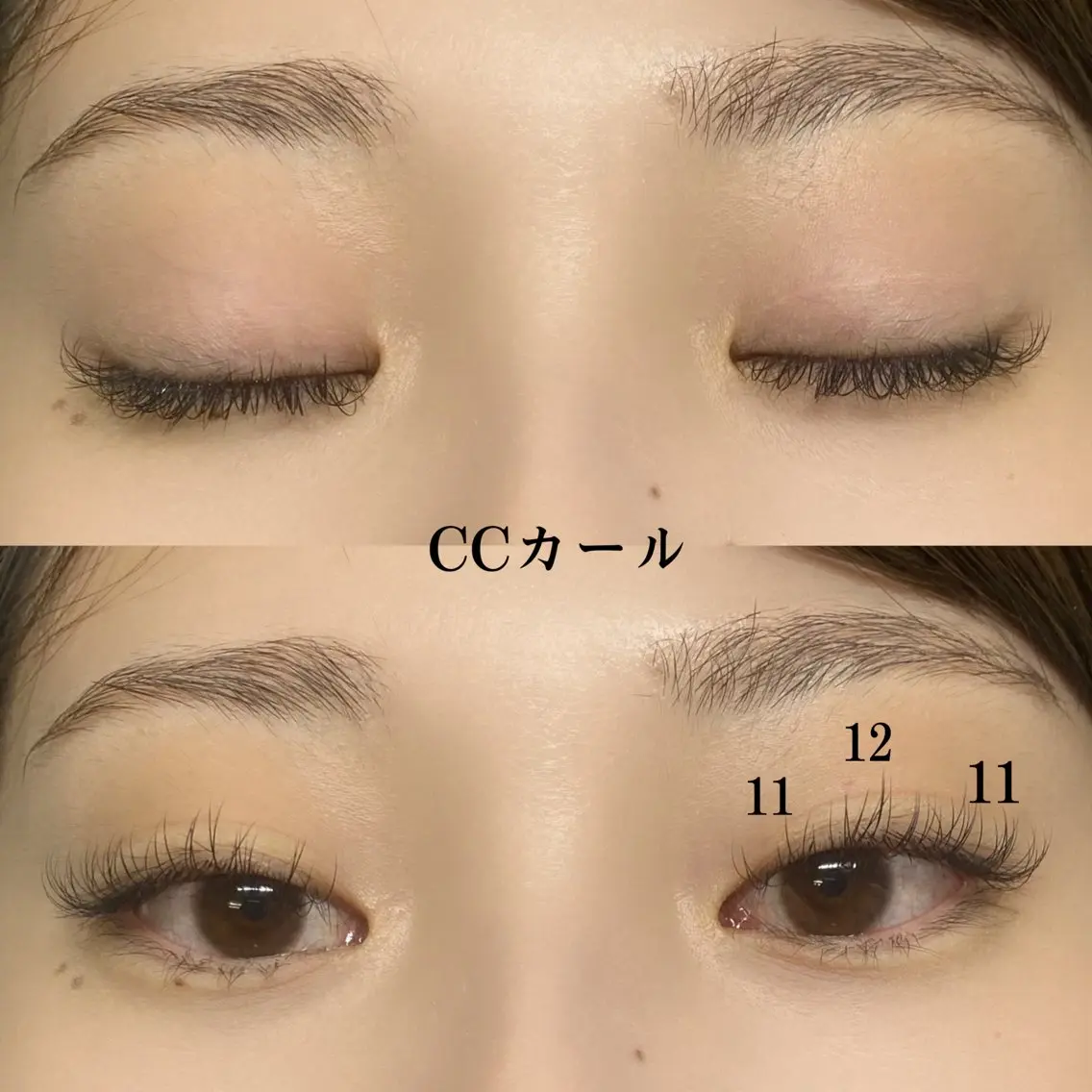 マツエク・マツパ フラットラッシュ EYELA 莉奈のマツエク・マツパデザイン